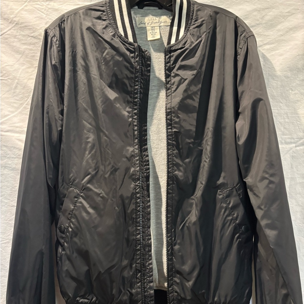 Stylish Black Bomber Jacket